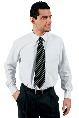 CAMICIA UOMO ISACCO: camicia uomo bianca popeline classica colletto adatto per cravatta o...